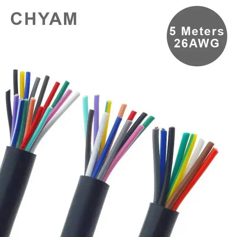 Cable Gland Waterproof - Кабель черный 26AWG 0,12 мм2 медный