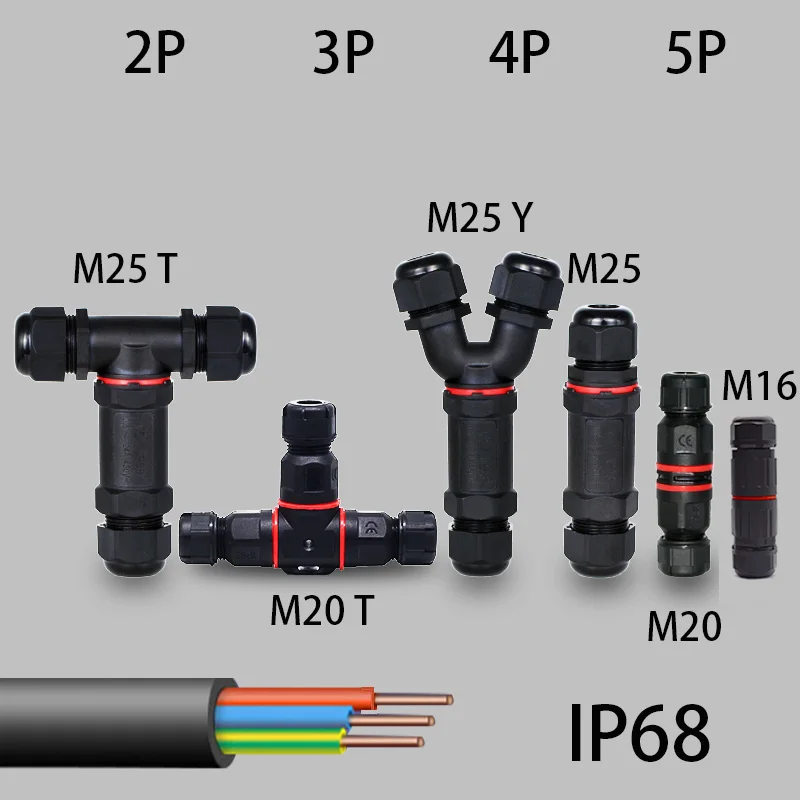 Cable Gland Waterproof - Электрический Водонепроницаемый клеммный кабельный разъем IP68,