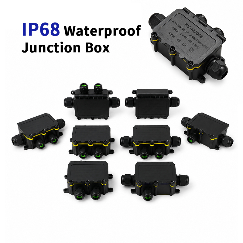 Cable Gland Waterproof - Водонепроницаемая соединительная коробка IP68, 2-8-позиционная, 6-контактный