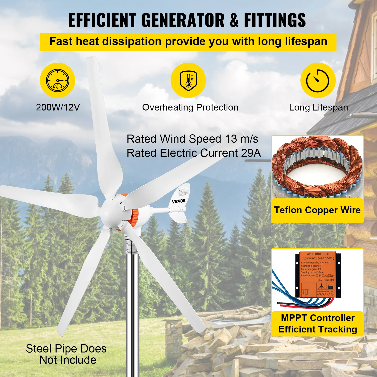Маленький ветряной генератор 3 – обзор и цена Renewable Energy Use